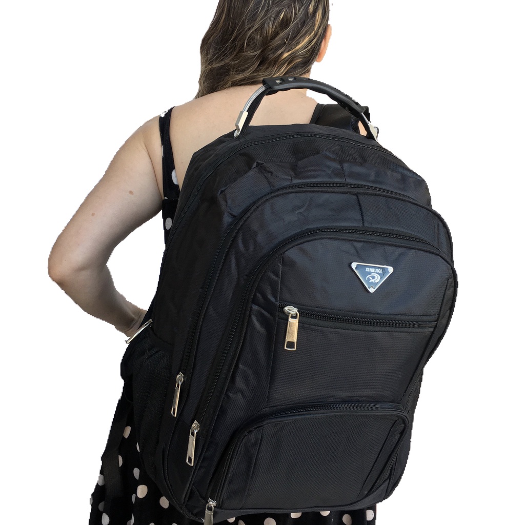 Mochila Grande Notebook Masculina Feminina Trabalho Escolar Viagem - Mais Vendida! 45L Reforçada top