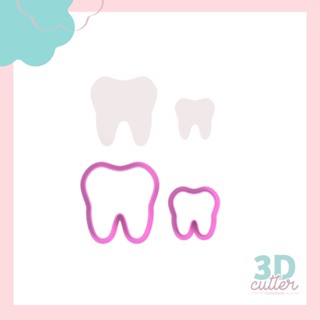 Kit Cortadores Dente 2cm e 3,5cm