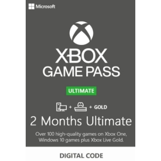 Xbox Game Pass Ultimate 2 Meses - 25 Dígitos Novos Usuários