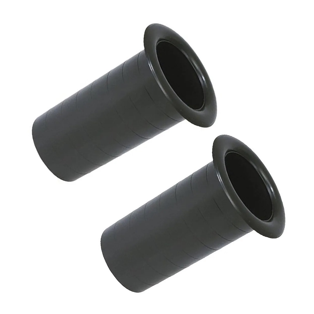 Kit 2 Cilindros Dutos p/ Caixa de Som Automotivo 2 Polegadas Plástico ABS