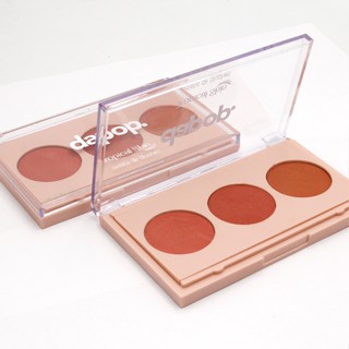 Paleta Trio de blush Tropical Skin Maquiagem Dapop