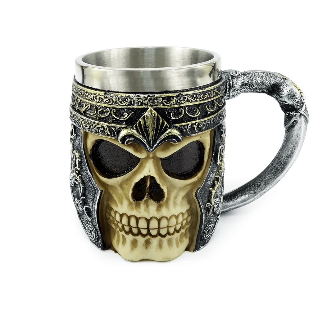Caneca Inox Caveira Viking Choop Cerveja Festa - MXF16335