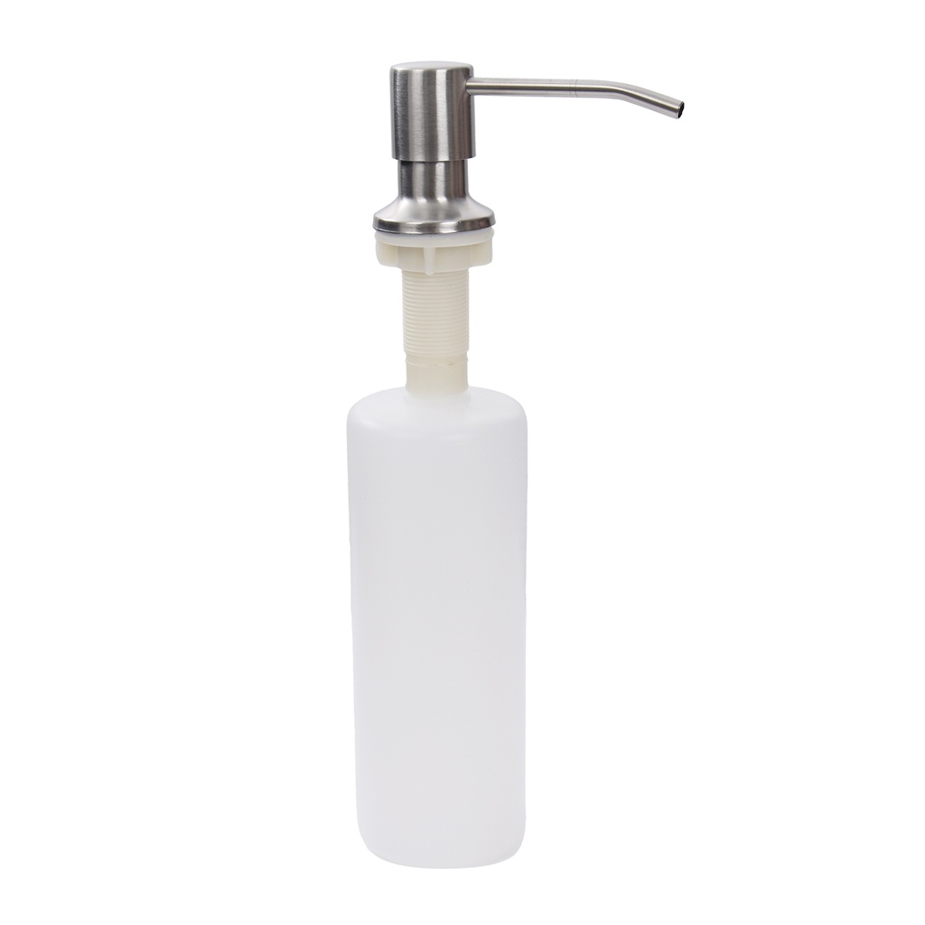 Dispenser Dosador Detergente Sabonete Embutir Aço Inox Escovado 500ml - Importado