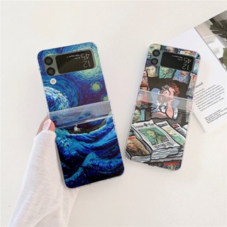 Para Samsung Galaxy Z Flip 4 Vincent Willem van Gogh Capa Anti-Impacto 3 5G Traseira De Celular