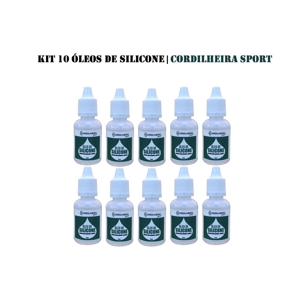 Kit 10 Óleos de Silicone Atacado em Oferta na Shopee