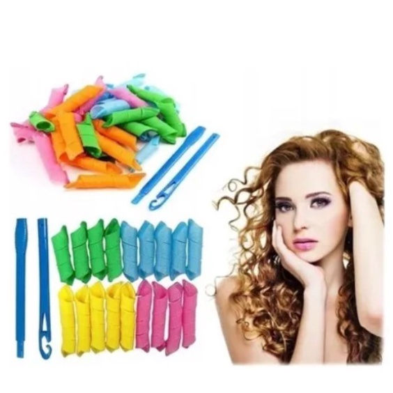 Formador De Cachos Magic Leverag Modelador 16 Rolinhos Bob | Shopee Brasil