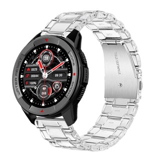 Pulseira Acrílica De 22mm Para Relógio Mibro X1 A1 Smart Watch Transparente Xiaomi Mi Acessórios De Esportiva