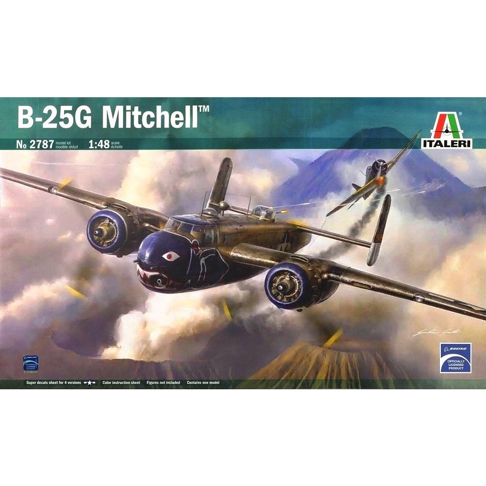 Avião B-25 G Mitchell 1/48 Kit Italeri 1/48 Plastimodelismo 2787