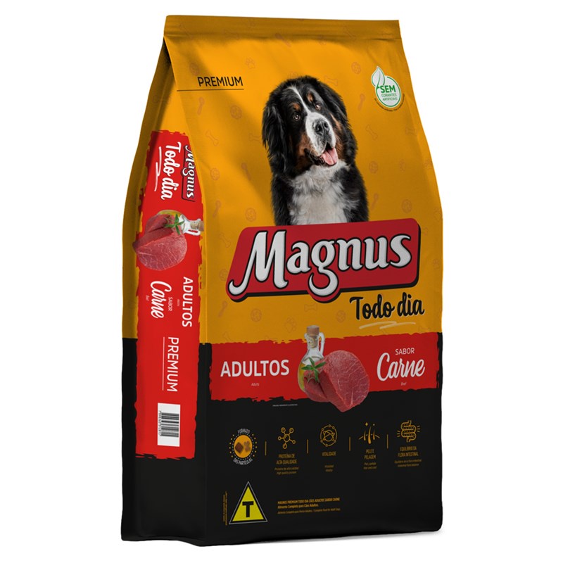 Magnus Todo Dia Sabor Carne 20kg - Pets