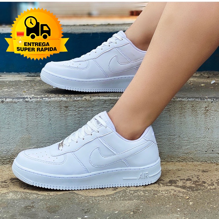 Sapatenis branco hot sale feminino nike