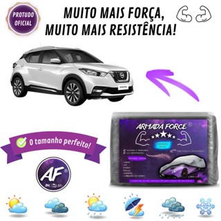 Capa Cobrir Nissan Kicks ARMADA FORCE Forrada 100% Impermeável Protege Sol Chuva Poeira Anti-UV em Oferta na Shopee