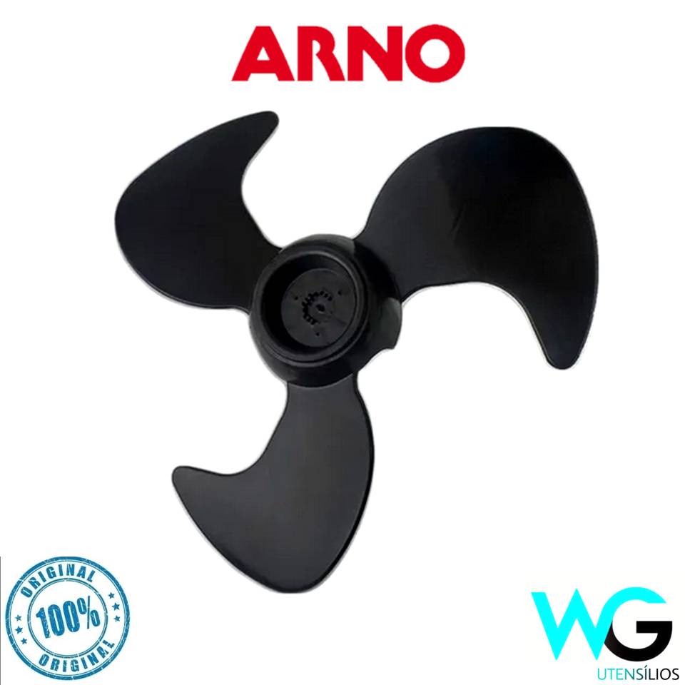 Hélice Ventilador Arno 40cm Turbo Silencio Sf40 Preta Original em Oferta na Shopee