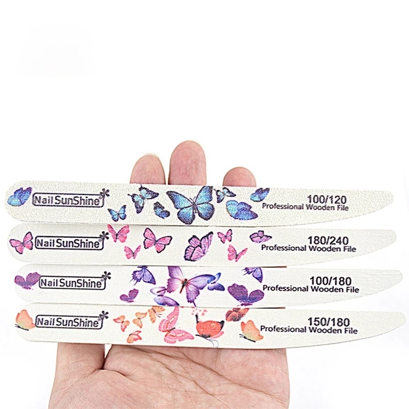 Lixa de Unha Profissional 100 de Madeira, Lima Para Manicure 100/120, Bloco de Polimento em Linha reta, Amortecedor de Madeira Forte, Ferramentas Para Nail Art e Cuidados com as Unhas em Oferta na Shopee