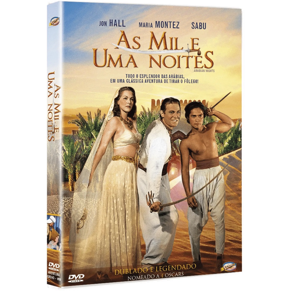 Dvd: As Mil e Uma Noites (1942) - Original e Lacrado