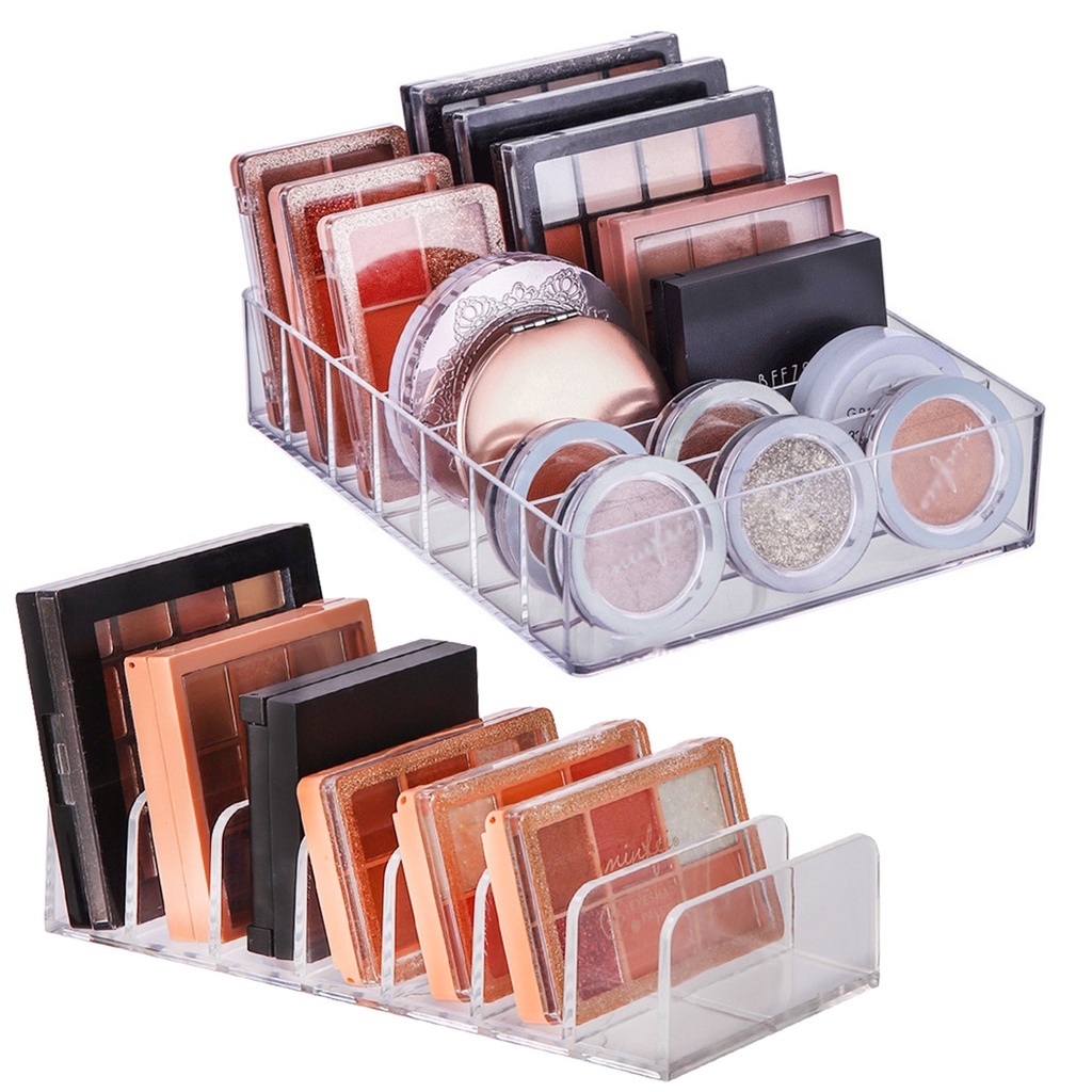 Kit Porta pincel Batom Sombra Paleta Blush Organizador de maquiagem Acrilico