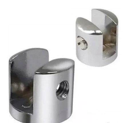 kit com 50 uni SUPORTE FENDA PARA PRATELEIRAS DE VIDRO, MADEIRA OU COMO PUDER USAR 06MM