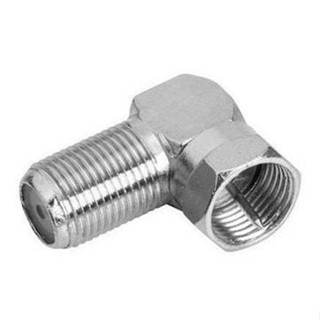 Kit Adaptador Conector p/ Antena F/F com Rosca 90° Mxt