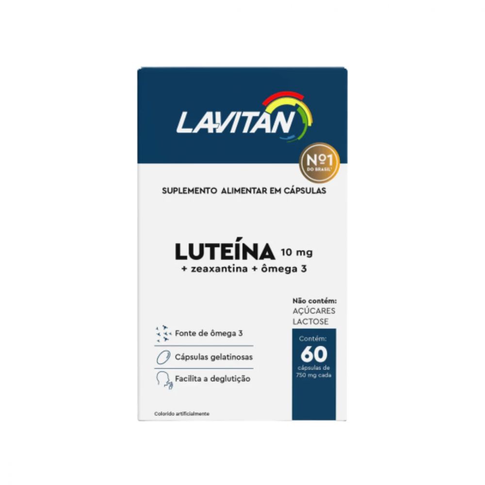 Lavitan Luteína com Zeaxantina e Ômega 3 60 Capsulas