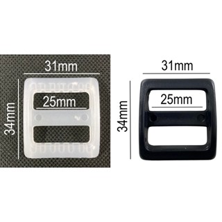 20un Regulador 25mm Plástico Passador Alça Mochilas Bolsas