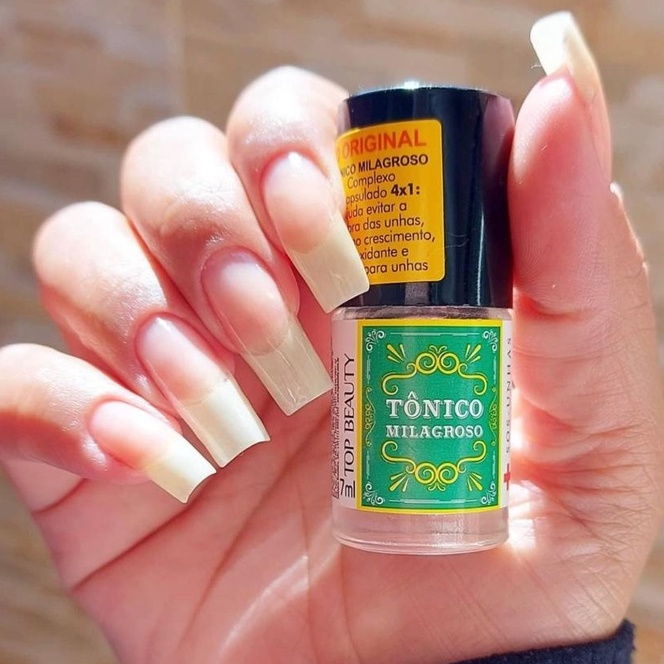 Tônico Milagroso Fortalecedor de Unhas  | Nutrição e Crescimento Top Beauty em Oferta na Shopee
