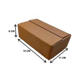 Caixa de Papelão Embalagem Correio Sedex 18x11x6 - 50 Un