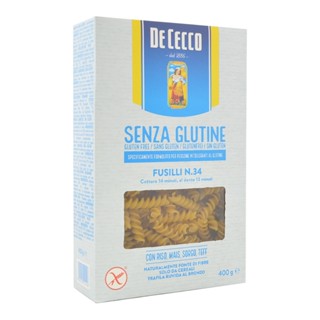Macarrão Italiano Fusilli Sem Gluten De Cecco 400 G