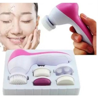 Escova Facial Elétrica Esfoliante Massageadora 5/1 Portátil PRONTA ENTREGA!! em Oferta na Shopee