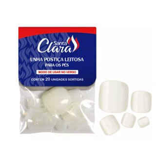 Unha Postiças Para Pés Santa Clara C/20 Ref 3320