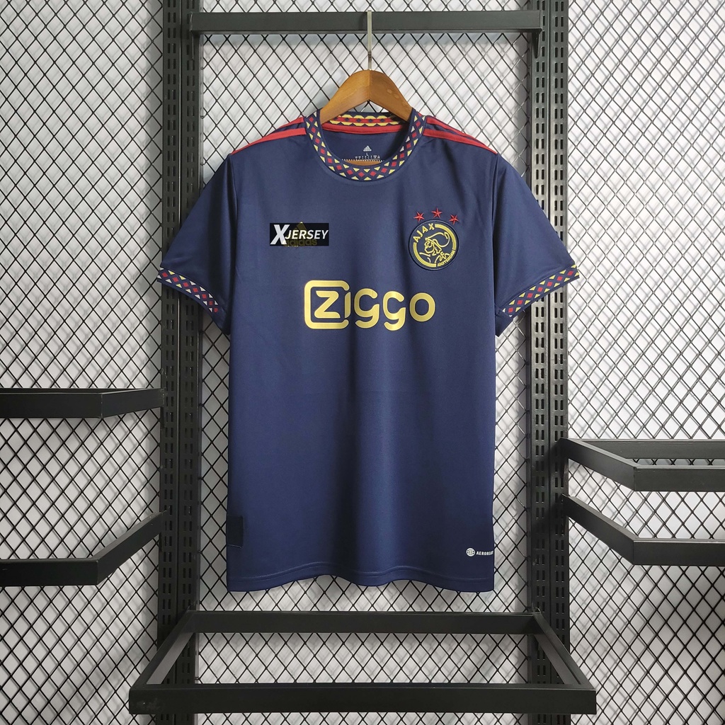 De Time Tailandesa 22/23 Futebol Ajax Away 1:1 Tailândia Qualidade - Escorrega o