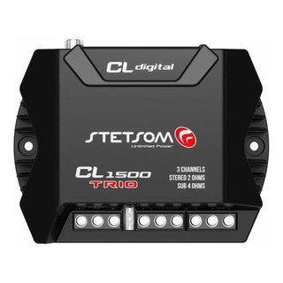 Módulo Amplificador Stetsom CL1500 Trio Digital Stereo 460W RMS 3 Canais 2 Ohms em Oferta na Shopee