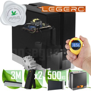 Kit 1 Motor 1/4hp Ppa Dz Hub Legero 3m Crem 2 Control 500kg