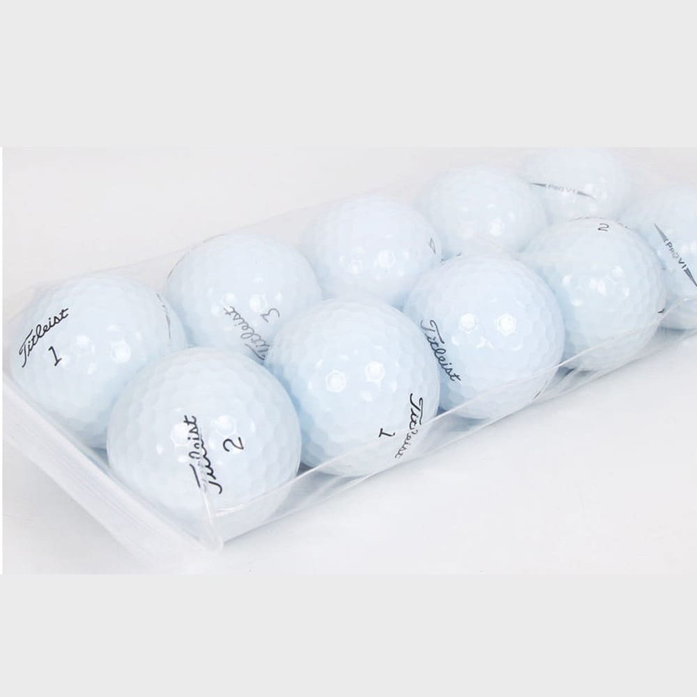 [TITLEIST ProV1x_ProV1 Bola De Golfe 10 pcs Usada De korea