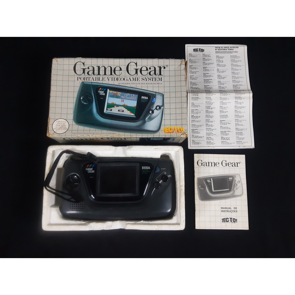 Caixa com manual Game Gear Sem Console - Sega Tectoy - Console ...