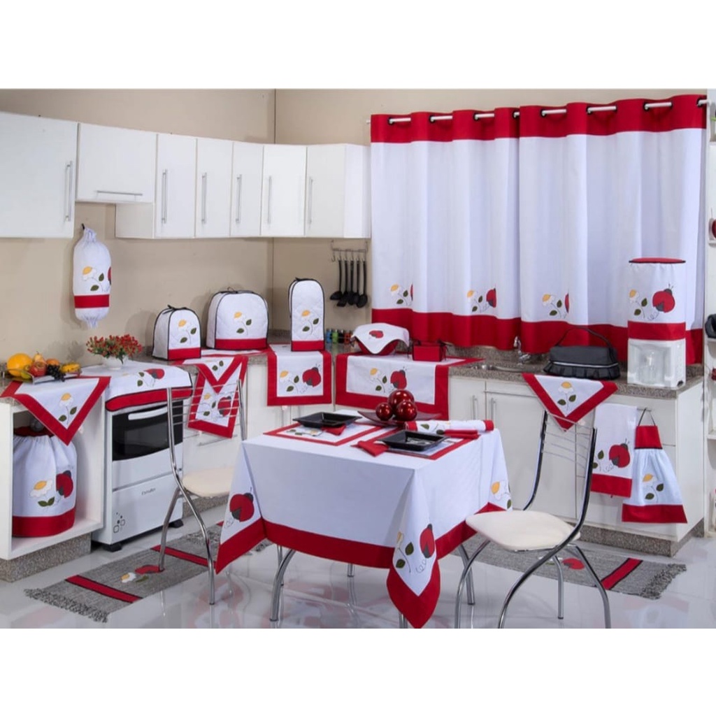 Jogo De Cozinha 13 Peças Ideal Para Decorar Sua Cozinha