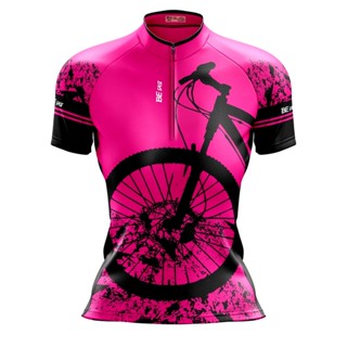 Camisa de Ciclismo Bike Rosa Original,Mountain Bike, Speed e lazer,  Camisa para Ciclista, Camisa de Ciclismo Feminina, Camisa de Ciclista Masculina - Capitão Arraia