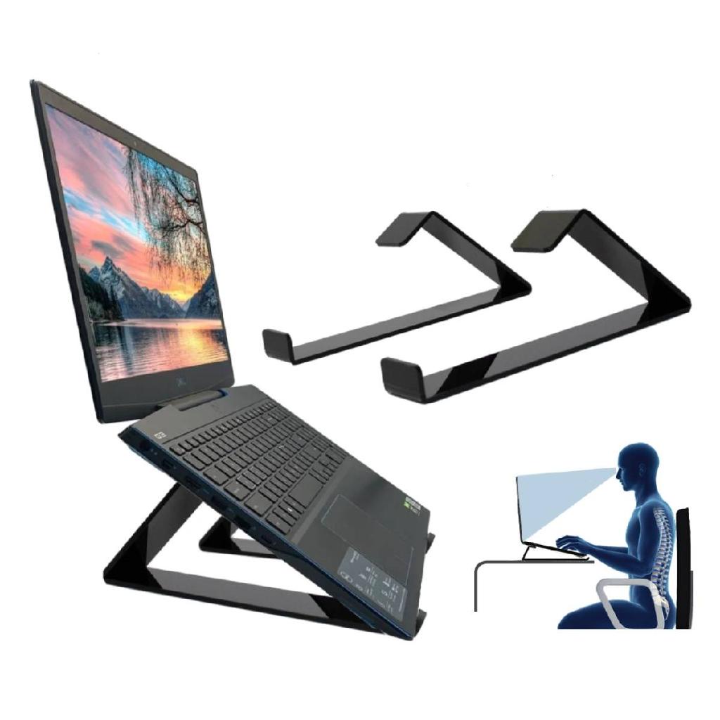 Base Suporte Ergonomico para Notebook Tablet Apoio Mesa Trabalho