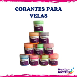 Corante em Pó para Velas 7g Saramanil Corantes Diversas Cores em Oferta na Shopee
