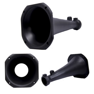 Corneta Cone Boca Redonda Lc 14-25 Longa Preta Plástico em Oferta na Shopee