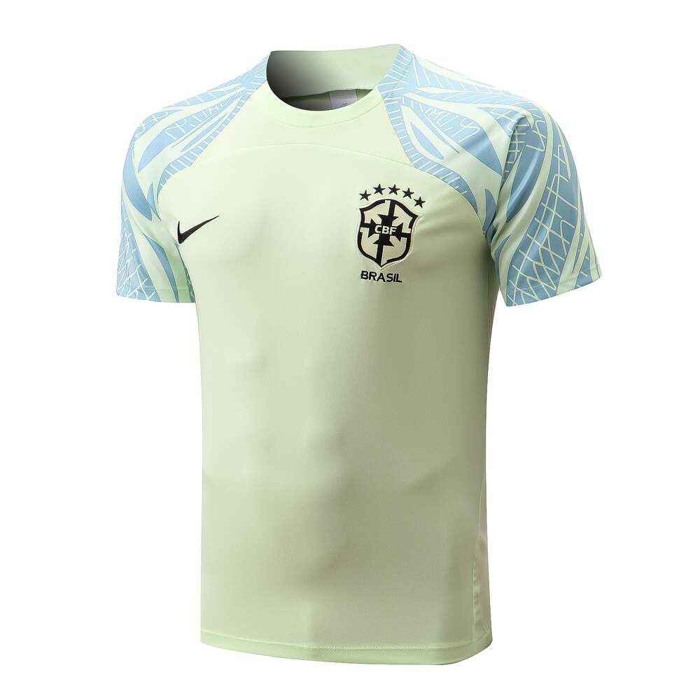Camisa Do Brasil Uniforme de Treino Seleção Brasileira 2022/2023 Verde -  Copa do Mundo Camiseta De Time De Futebol Oficial Tailandesa 1:1 -  Escorrega o Preço