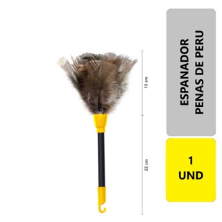 Espanador De Pó Penas Naturais Limpa Poeira 20cm