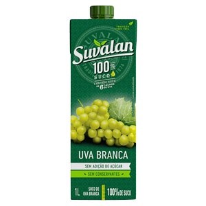 Suco De Uva Branca Sem Açúcar Suvalan 1 Litro