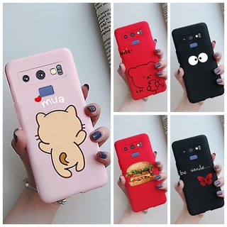 Samsung note9 note 9 Capa Flexível De Silicone Anti-Impacto Amortecedor Cor De Doce Fofo Desenho Pintado Caixa De Celular