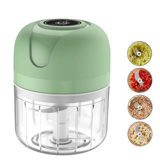 Mini Processador Triturador Moedor Elétrico Alho Cebola Sem Fio USB