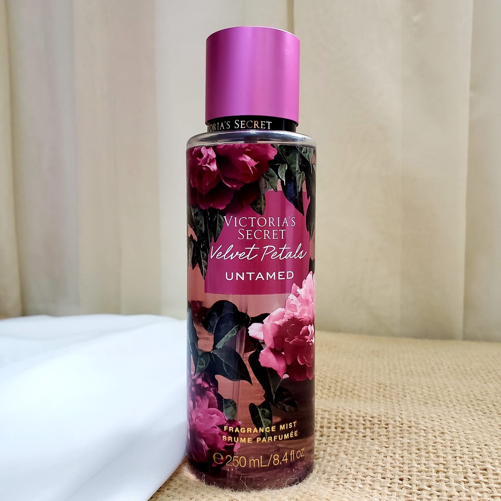 Body Splash Victoria Secret Velvet Petals Untamed Original Ml E Ml Decant Shopee Brasil