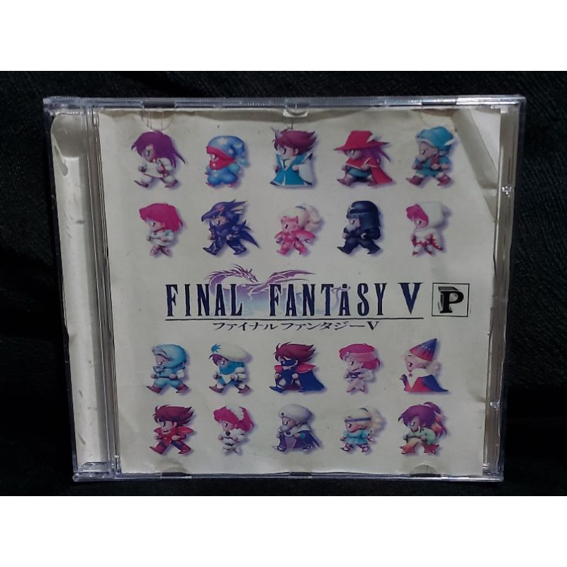 Final Fantasy V 5 patch prensado prateado prata Playstation One PS1