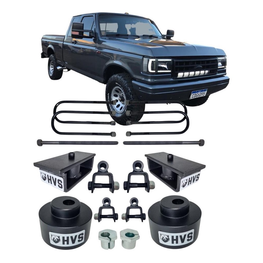 Kit Lift Suspensao Ford  F1000 1993/1998 Soldado Ergue 5cm