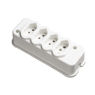 Tomada em Barra Dupla, Tripla ou Quádrupla – 10A/20A Modelo Novo, Segura e de Alta Durabilidade em Oferta na Shopee