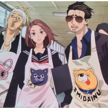 Estampa bordado cat wife Gokushufudou - Tatsu Imortal patch bordado anime