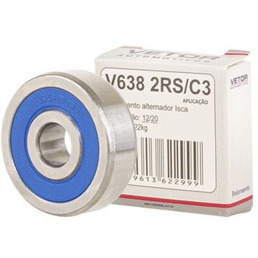 Rolamento Do Alternador 638 Ddu Iskra 8x28x9