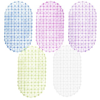 Tapete Pvc Oval Antiderrapante Variação Cores Wellmix